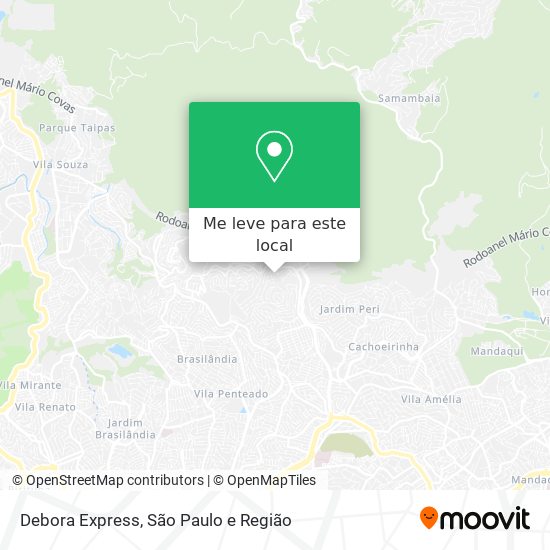 Debora Express mapa