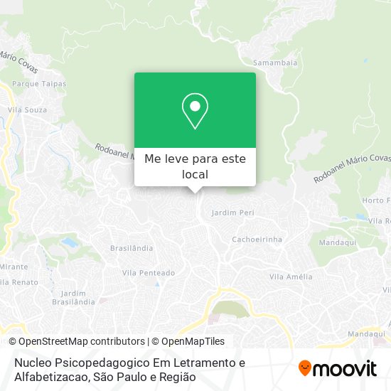 Nucleo Psicopedagogico Em Letramento e Alfabetizacao mapa