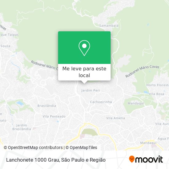 Lanchonete 1000 Grau mapa