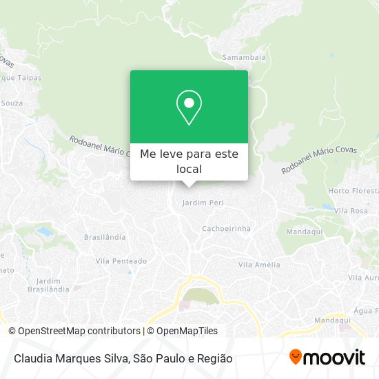 Claudia Marques Silva mapa