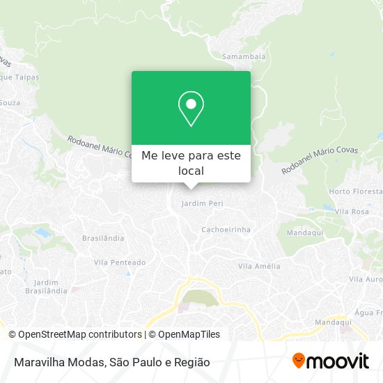 Maravilha Modas mapa