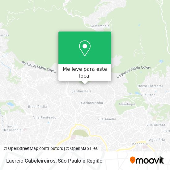 Laercio Cabeleireiros mapa