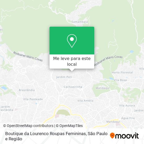 Boutique da Lourenco Roupas Femininas mapa