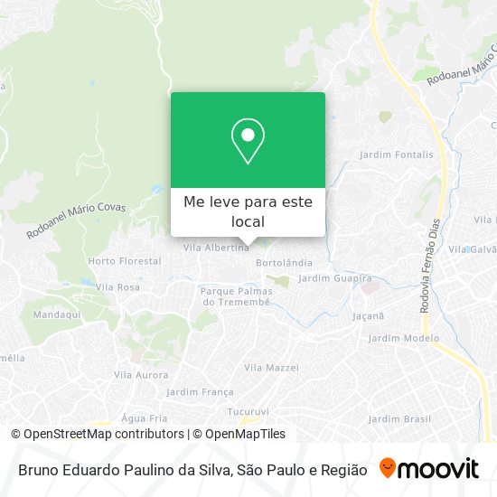 Bruno Eduardo Paulino da Silva mapa