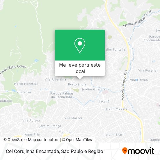 Cei Corujinha Encantada mapa