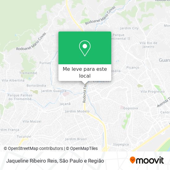 Jaqueline Ribeiro Reis mapa