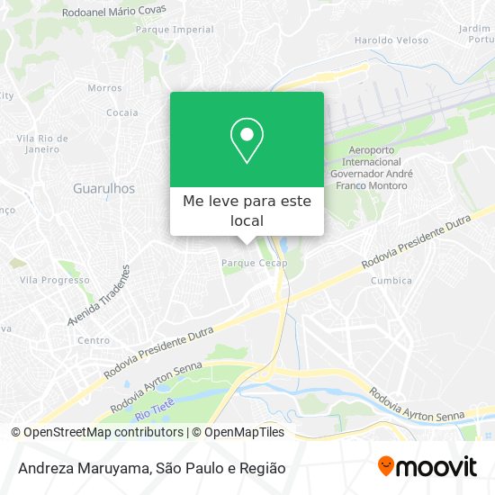 Andreza Maruyama mapa