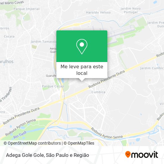 Adega Gole Gole mapa
