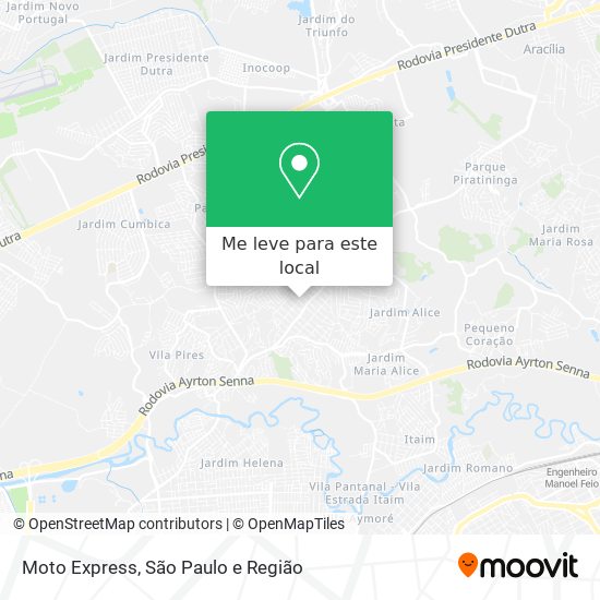 Moto Express mapa