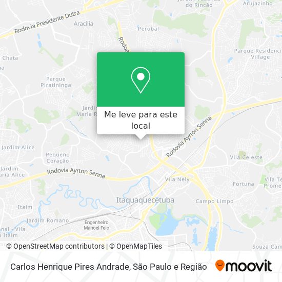 Carlos Henrique Pires Andrade mapa