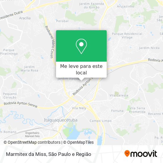 Marmitex da Miss mapa