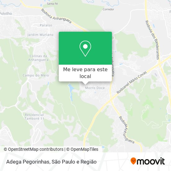 Adega Pegorinhas mapa