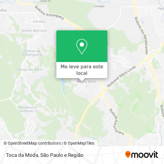 Toca da Moda mapa