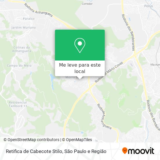 Retifica de Cabecote Stilo mapa
