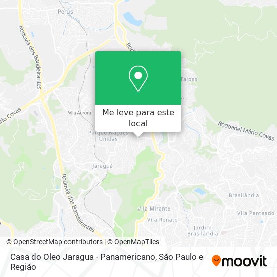 Casa do Oleo Jaragua - Panamericano mapa