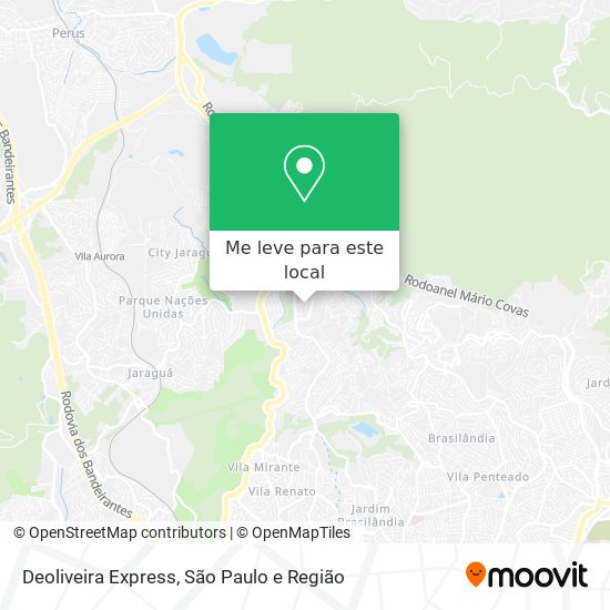 Deoliveira Express mapa