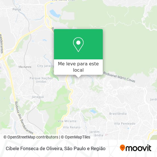 Cibele Fonseca de Oliveira mapa