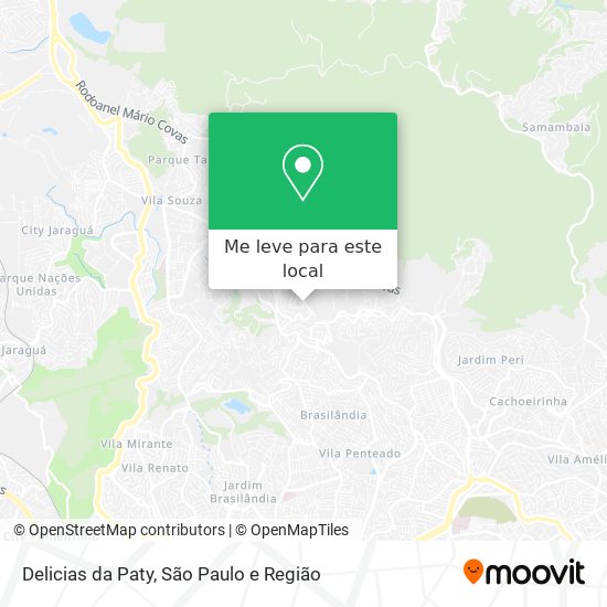 Delicias da Paty mapa