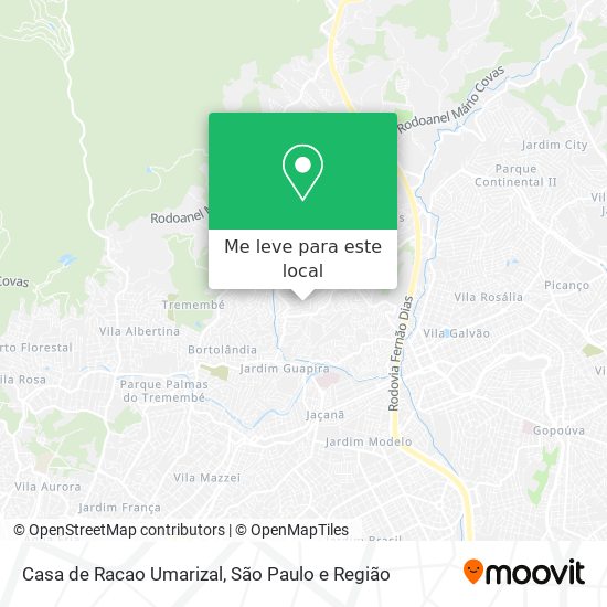 Casa de Racao Umarizal mapa