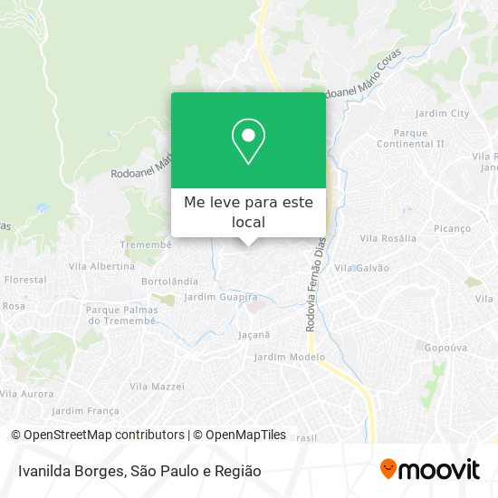 Ivanilda Borges mapa