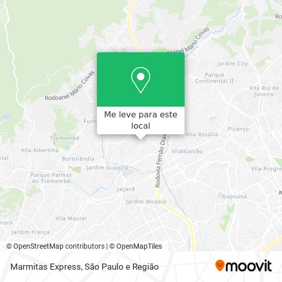 Marmitas Express mapa