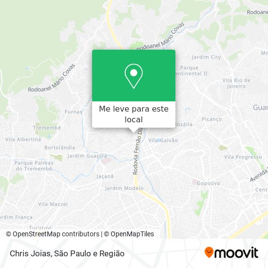 Chris Joias mapa