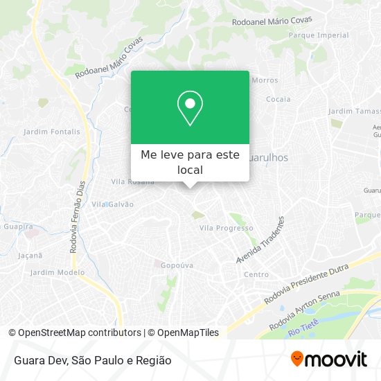 Guara Dev mapa
