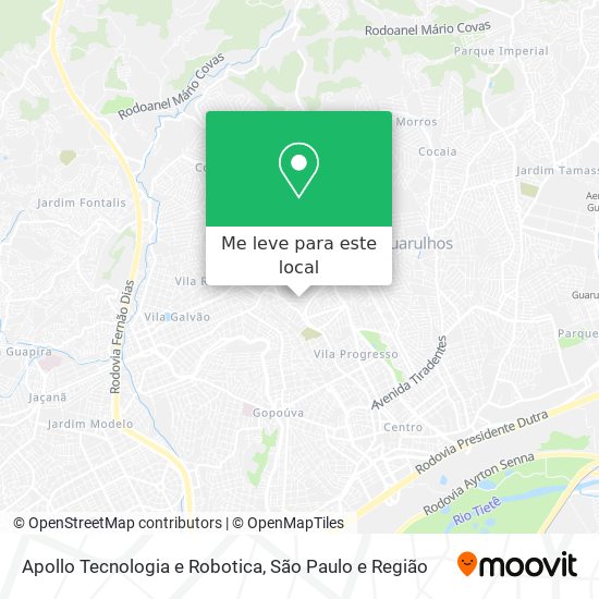 Apollo Tecnologia e Robotica mapa