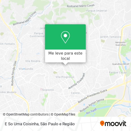 E So Uma Coisinha mapa