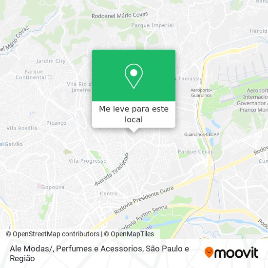 Ale Modas / , Perfumes e Acessorios mapa