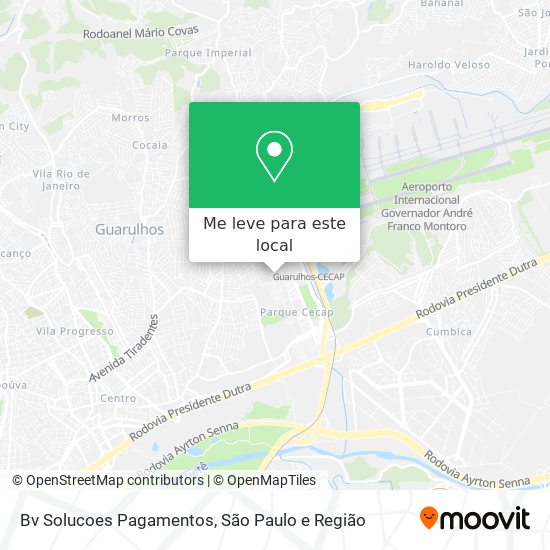 Bv Solucoes Pagamentos mapa