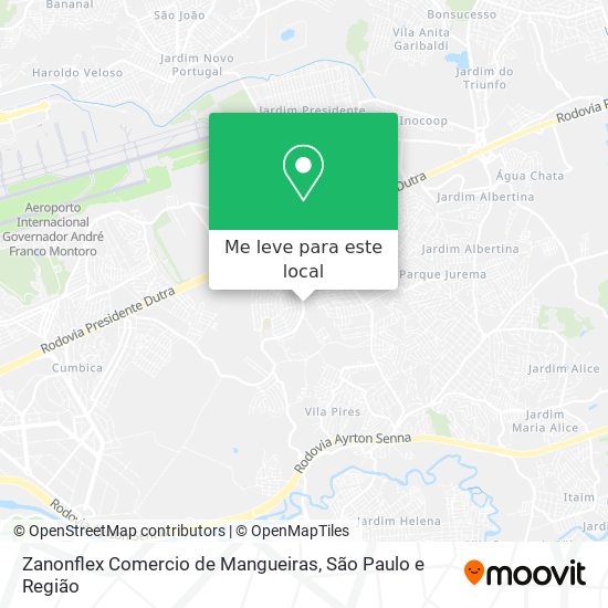 Zanonflex Comercio de Mangueiras mapa
