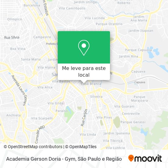 Academia Gerson Doria - Gym mapa