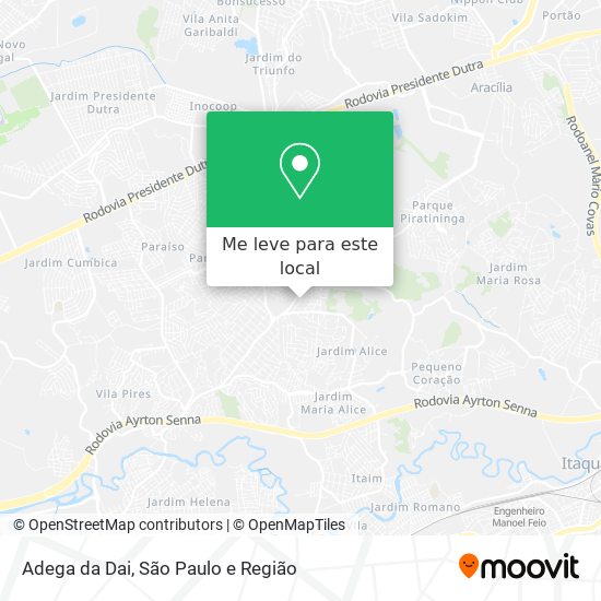 Adega da Dai mapa