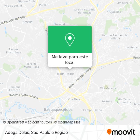 Adega Delas mapa