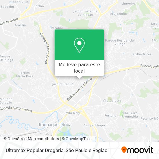 Ultramax Popular Drogaria mapa