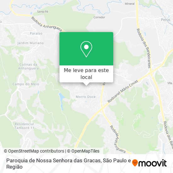 Paroquia de Nossa Senhora das Gracas mapa