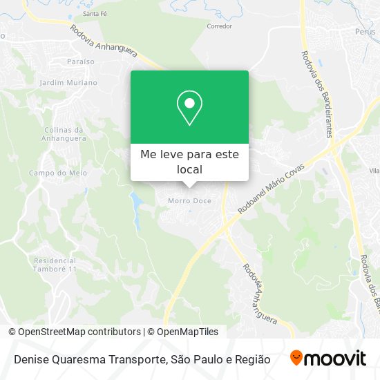 Denise Quaresma Transporte mapa