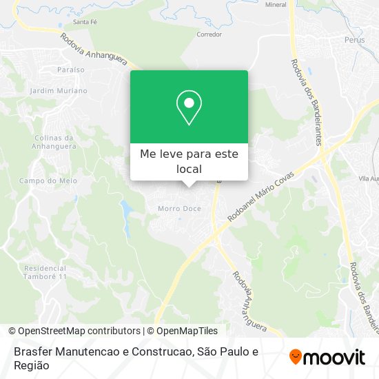 Brasfer Manutencao e Construcao mapa