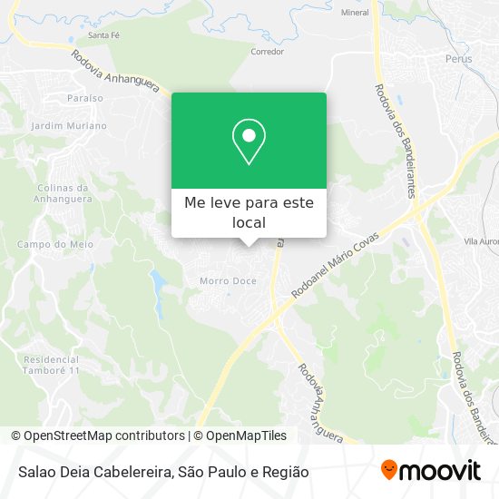 Salao Deia Cabelereira mapa