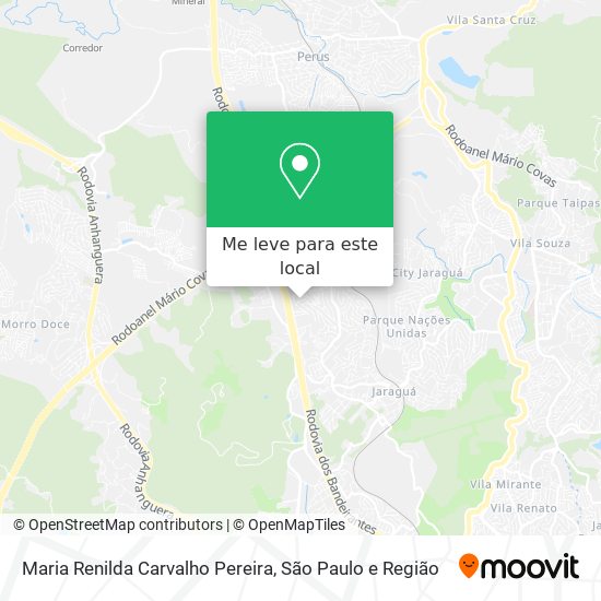 Maria Renilda Carvalho Pereira mapa