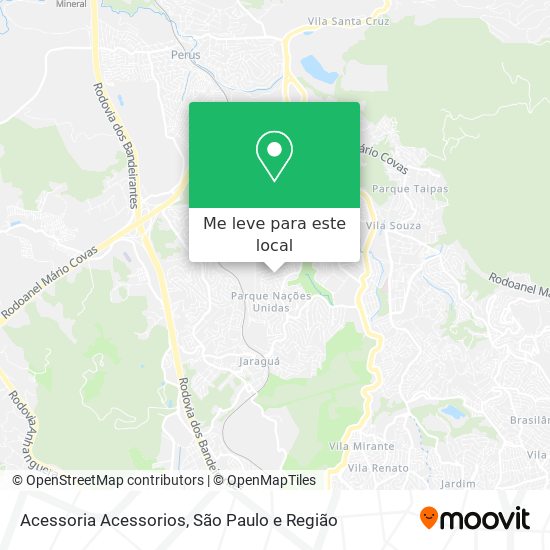 Acessoria Acessorios mapa