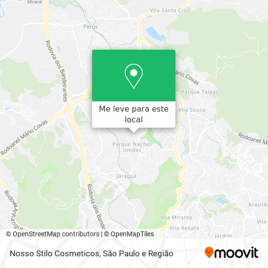 Nosso Stilo Cosmeticos mapa