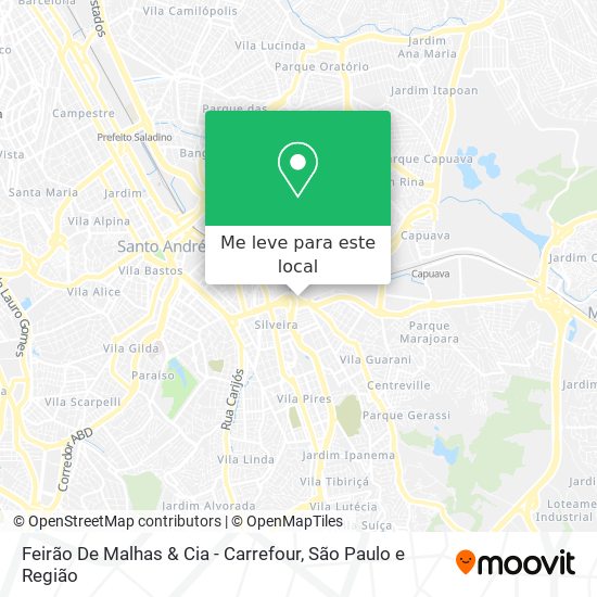 Feirão De Malhas & Cia - Carrefour mapa