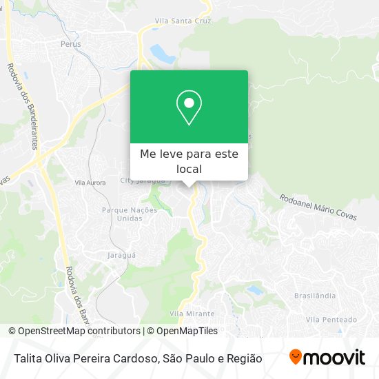 Talita Oliva Pereira Cardoso mapa