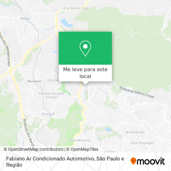 Fabiano Ar Condicionado Automotivo mapa