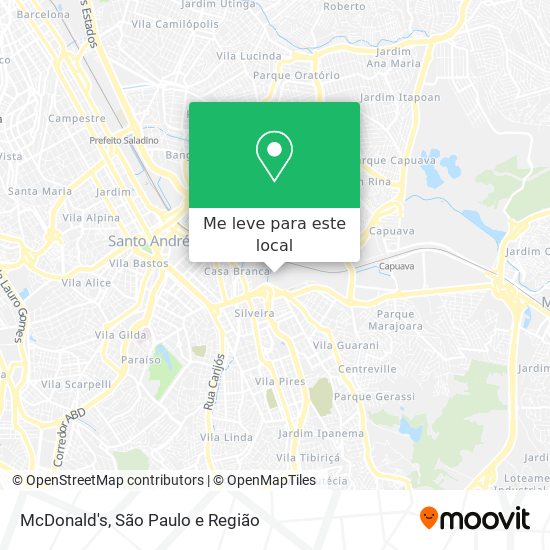 McDonald's mapa