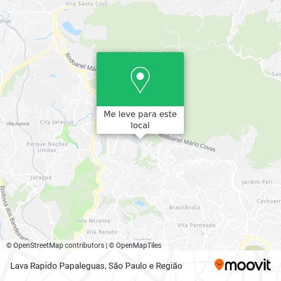 Lava Rapido Papaleguas mapa