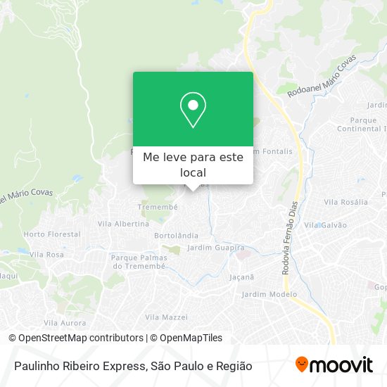 Paulinho Ribeiro Express mapa