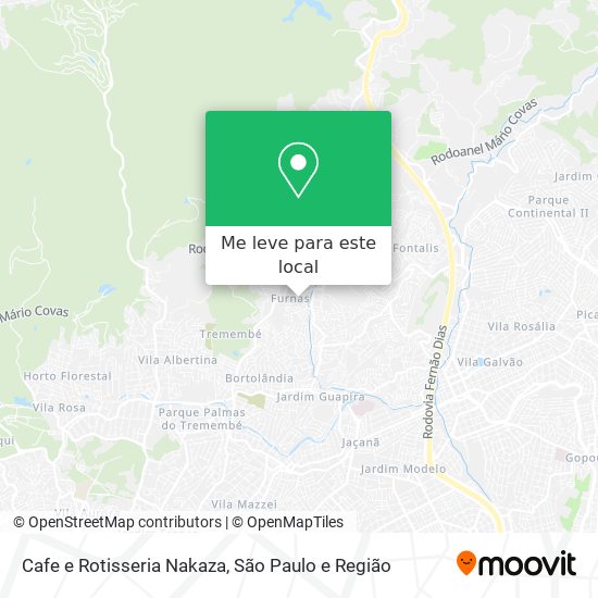 Cafe e Rotisseria Nakaza mapa